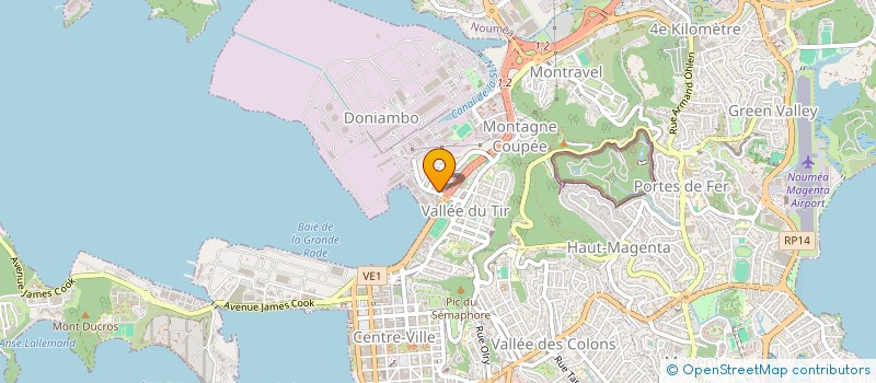 localisation de l'entreprise UNITE DE PROMOTION ET DE SELECTION DES RACES AQUAC à NOUMEA