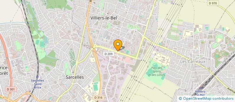 localisation de l'entreprise UNITE DE PROTECTION ET DE SECURITE PRIVEE UPSP à VILLIERS-LE-BEL