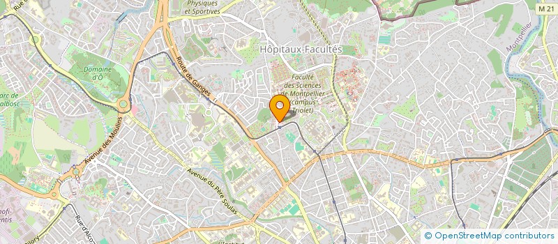 localisation de l'entreprise UNITE DE RECHERCHE SUR LES COMPORTEMENTS ET MOUVEMENTS ANORMAUX à MONTPELLIER