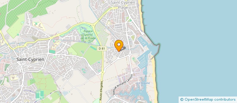 localisation de l'entreprise UNITE DE SECOURS ET CYNOTECHNIE MOBILE  SAINT-CYPRIEN
