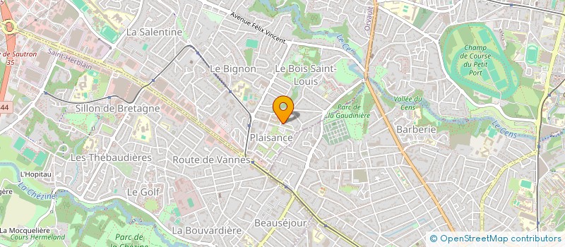 localisation de l'entreprise UNITE ET PARTAGE POUR LE CONGO à ORVAULT