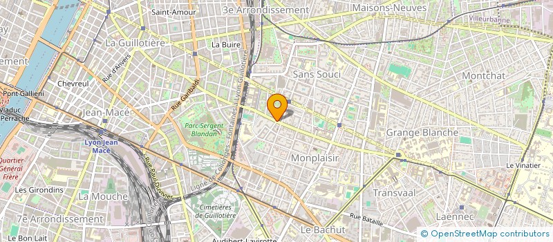 localisation de l'entreprise UNITE INTERPROFESSIONNELLE à LYON