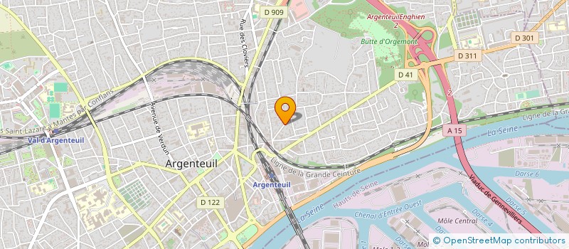 localisation de l'entreprise UNITE MEDICO JUDICIAIRE PARIS NORD à ARGENTEUIL