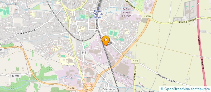 localisation de l'entreprise UNITE MOBILE DE PREMIERS SECOURS DU PUY DE DOME  PONT-DU-CHATEAU