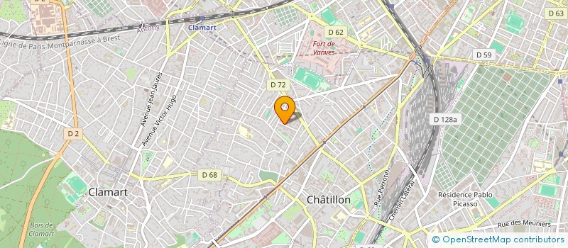 localisation de l'entreprise UNITE MOBILE DE PREMIERS SECOURS HAUTS-DE-SEINE à CHATILLON