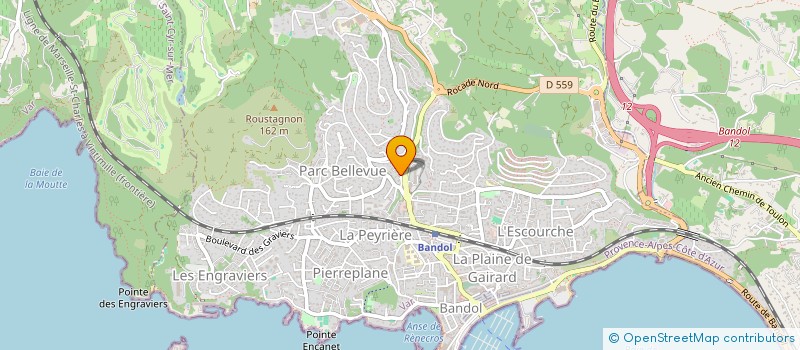 localisation de l'entreprise UNITE MOBILE.FR  BANDOL