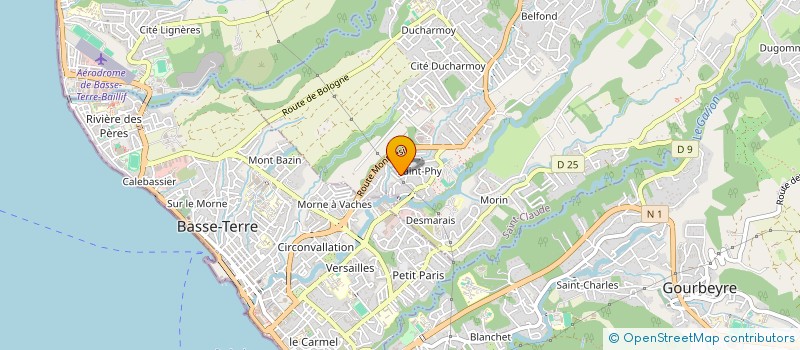 localisation de l'entreprise UNITE POTE MANNEV O PEYI. à SAINT-CLAUDE