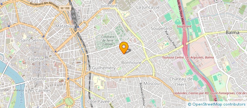 localisation de l'entreprise UNITE RADIOCOMMUNICATION SECOURS SANTE à TOULOUSE