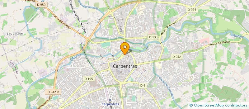 localisation de l'entreprise UNITE RECHER PROFESSIONS LIBER  CARPENTRAS