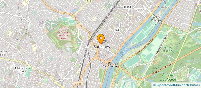 localisation de l'entreprise UNITE SANTE SOCIAL ET PROFESSION à SURESNES