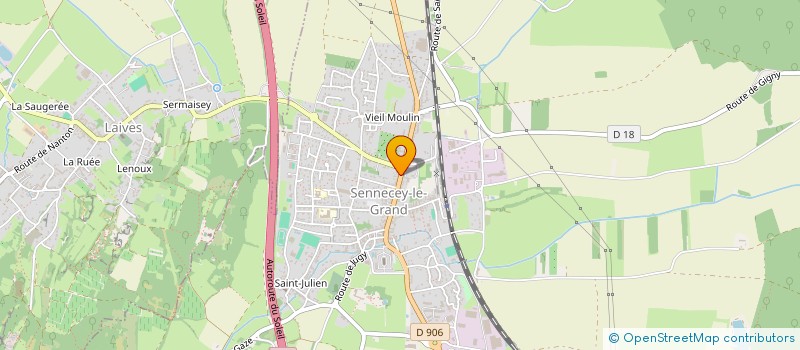 localisation de l'entreprise UNITEC SYSTEME  SENNECEY-LE-GRAND