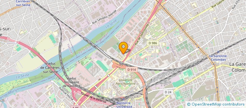 localisation de l'entreprise UNITECH  NANTERRE