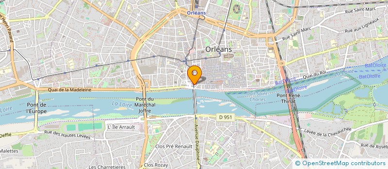localisation de l'entreprise UNITED  ORLEANS
