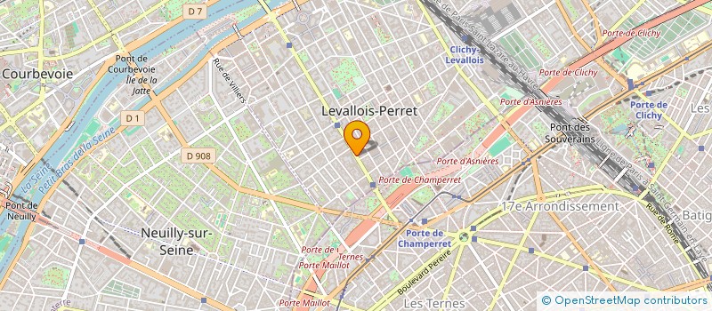 localisation de l'entreprise UNITED AGENCIES à LEVALLOIS-PERRET