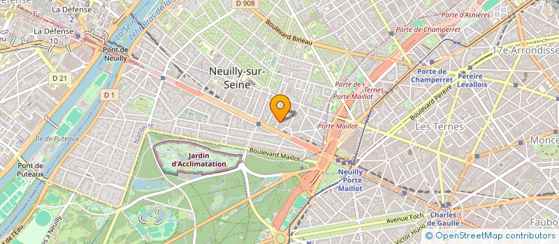 localisation de l'entreprise UNITED BUSINESS HAGGAI ET PERELMAN à NEUILLY-SUR-SEINE