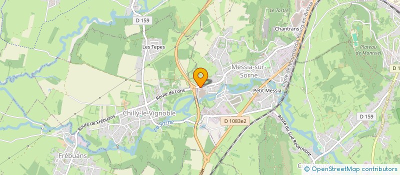 localisation de l'entreprise UNITED CAPS FRANCE  MESSIA-SUR-SORNE