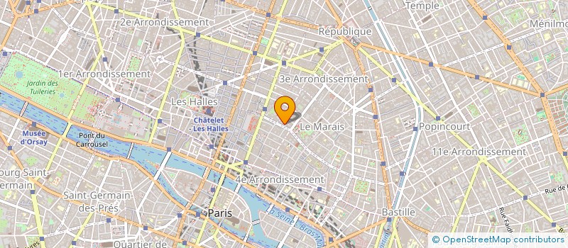 localisation de l'entreprise UNITED CLOTHING FRANCE  PARIS