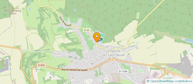 localisation de l'entreprise UNITED DANCE  LONGEVILLE-LES-SAINT-AVOLD