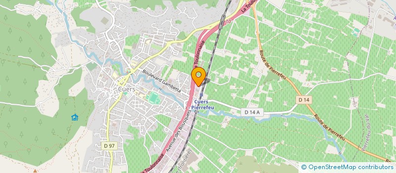 localisation de l'entreprise UNITED EUROPEAN E-STORE  CUERS