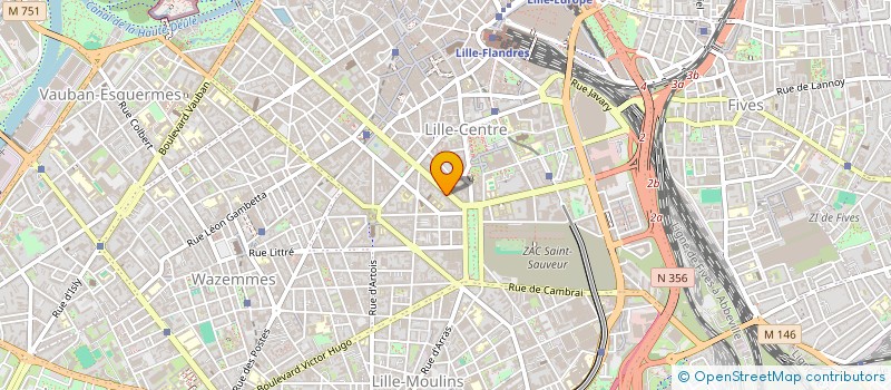 localisation de l'entreprise UNITED FOILS FRANCE à LILLE