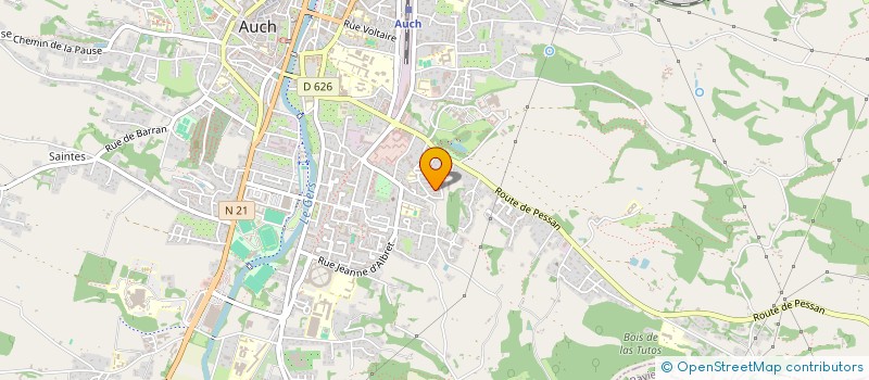 localisation de l'entreprise UNITED FOOTBALL CLUB AUCH (UFCA)  AUCH