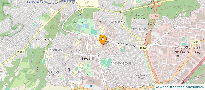 localisation de l'entreprise UNITED FOOTBALL GAMES FRANCE à LES ULIS