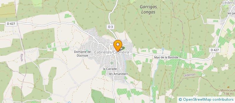 localisation de l'entreprise UNITED FOR ANIMALS  CABRIERES