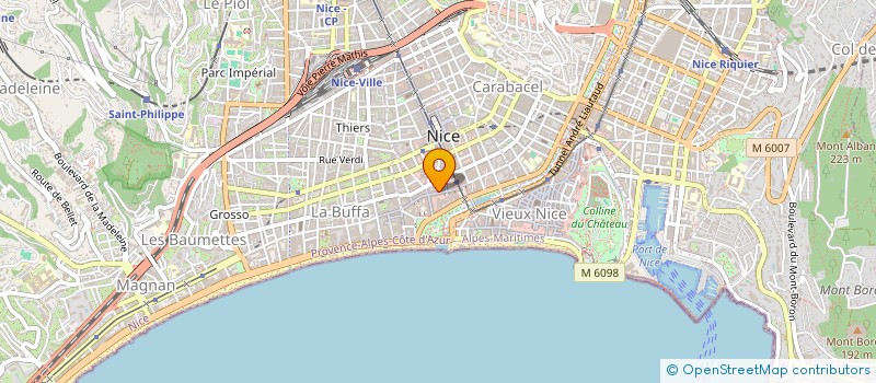 localisation de l'entreprise UNITED INTERNATIONAL  NICE