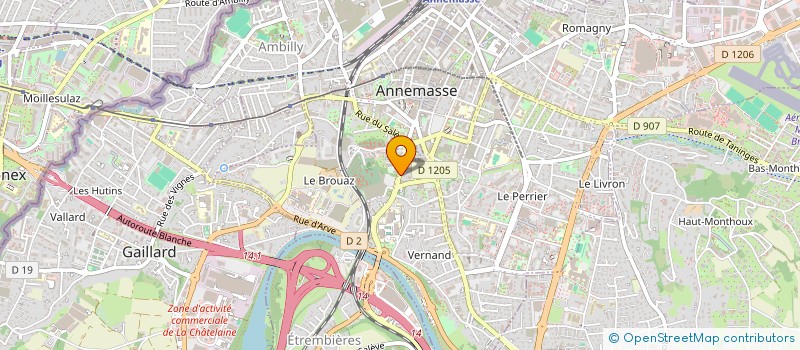 localisation de l'entreprise UNITED KILO à ANNEMASSE