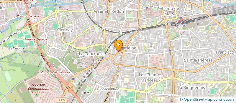 localisation de l'entreprise UNITED TECHNO CORPORATION  RENNES