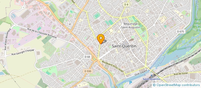 localisation de l'entreprise UNITED TELECOM NORD à SAINT-QUENTIN