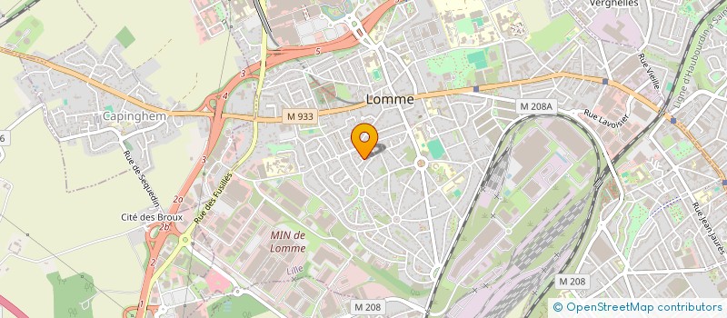 localisation de l'entreprise UNITED TENNIS FONDATION à LILLE