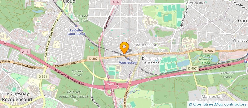 localisation de l'entreprise UNITED TRADERS  VAUCRESSON