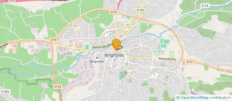 localisation de l'entreprise UNITED TRADING COMPANIES à BRIGNOLES