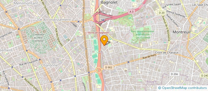 localisation de l'entreprise UNITED WEAR DESIGN  AUBERVILLIERS