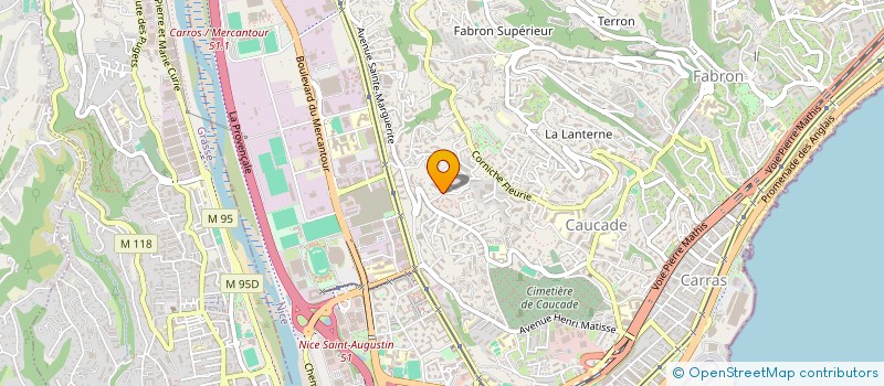 localisation de l'entreprise UNITED WIRELESS à NICE