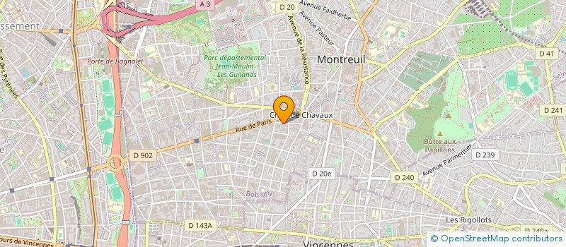 localisation de l'entreprise UNITEDTECH à MONTREUIL