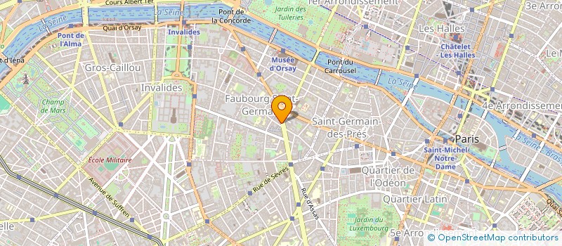 localisation de l'entreprise UNITELFRET à PARIS