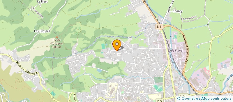 localisation de l'entreprise UNITEP  MONTBRISON