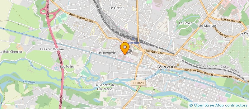 localisation de l'entreprise UNITER 45 à VIERZON