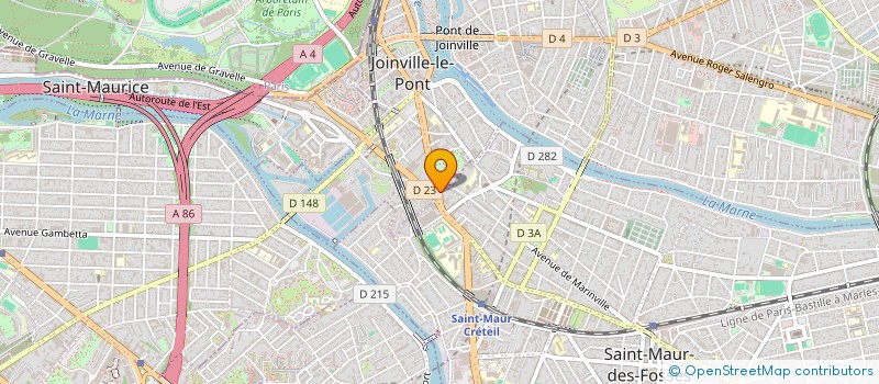 localisation de l'entreprise UNITES DE PEDAGOGIE ACTIVE SARIN à SAINT-MAUR-DES-FOSSES