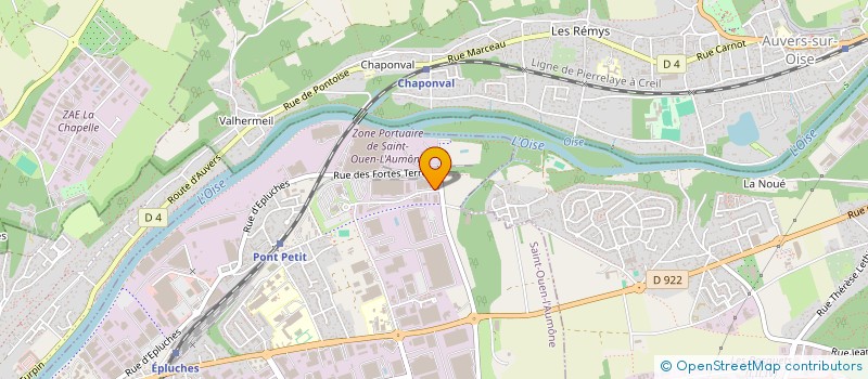 localisation de l'entreprise UNITES FLEXIBLES DE PRODUCTION à SAINT-OUEN-L'AUMONE