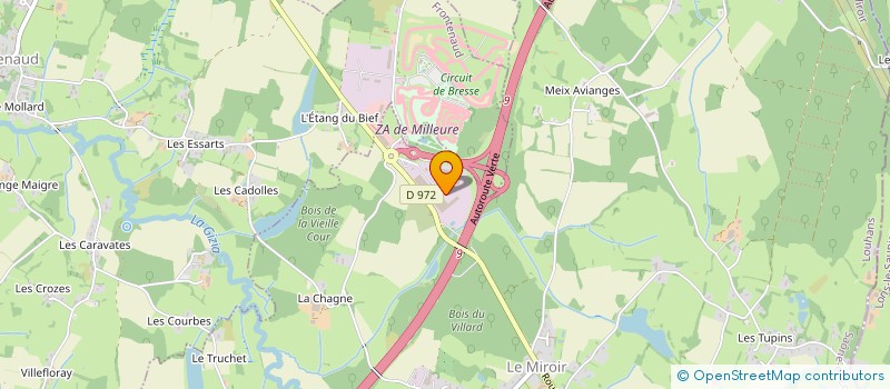 localisation de l'entreprise UNITEX SERVICE (FRANCE) à MIROIR (LE)
