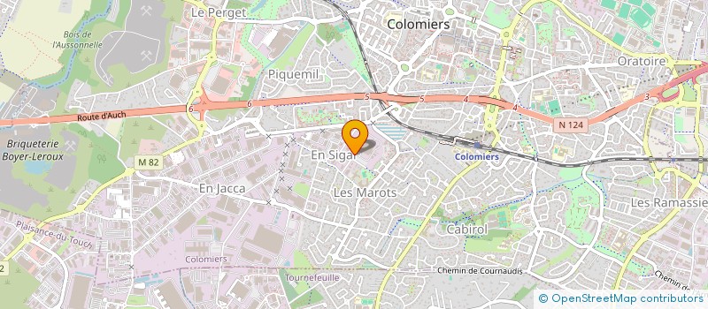 localisation de l'entreprise UNITHER LIQUID MANUFACTURING à COLOMIERS