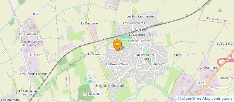 localisation de l'entreprise UNITI à NOTRE-DAME-D'OE