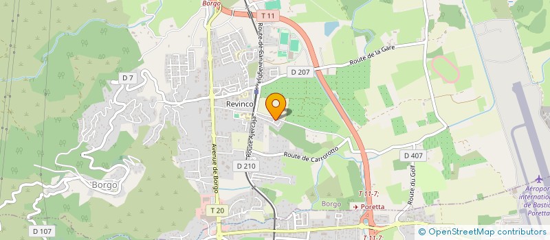 localisation de l'entreprise UNITI E-SPORTING à BORGO