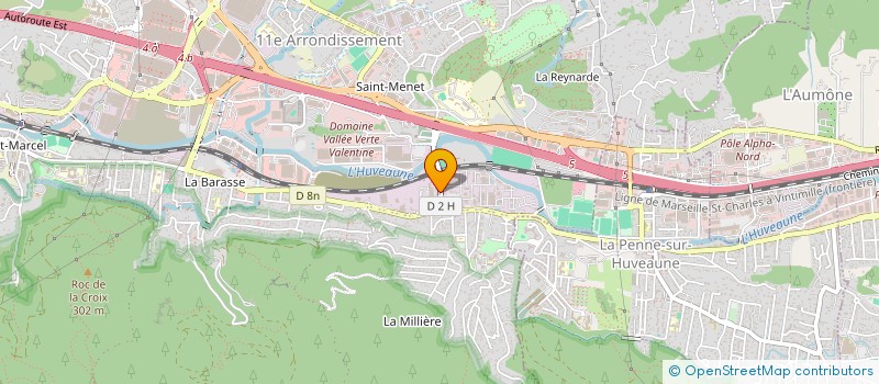 localisation de l'entreprise UNITIO à MARSEILLE 11EME