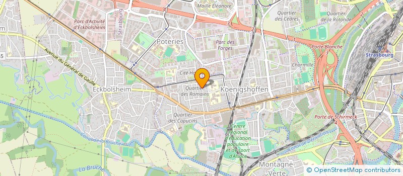 localisation de l'entreprise UNITLEDGER  STRASBOURG