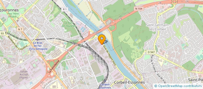 localisation de l'entreprise UNITOL SAS à CORBEIL-ESSONNES