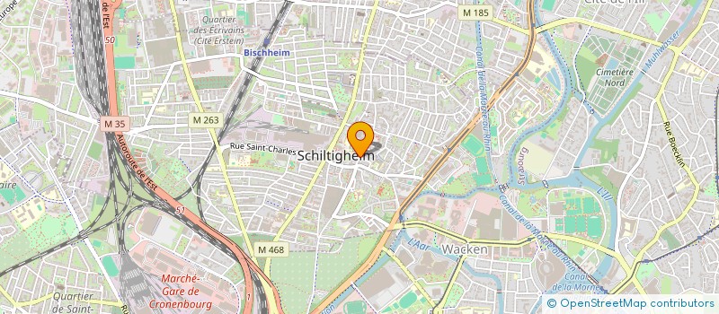 localisation de l'entreprise UNITRADE  SCHILTIGHEIM